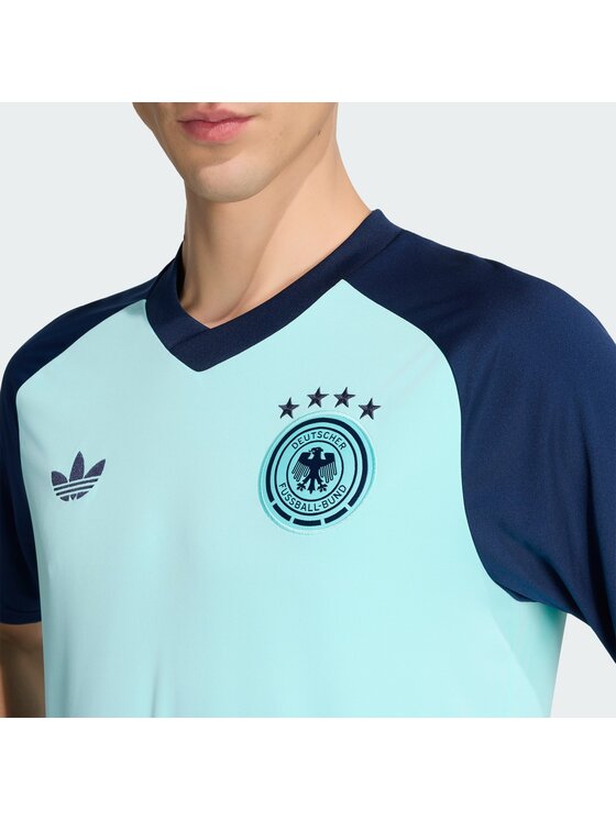 adidas adidas Koszulka techniczna 162091 Turkusowy Slim Fit