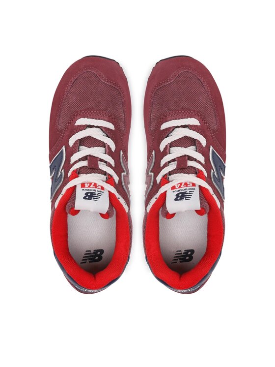 New balance top chaussure enfant bordeaux