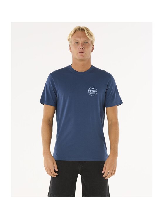 Rip Curl Rip Curl T-Shirt Staple Tee Granatowy Standard Fit