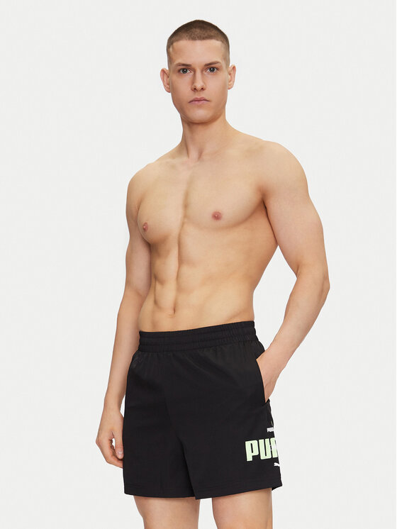 Puma Puma Spordišortsid Ess Logo Lab 684672 Must Regular Fit
