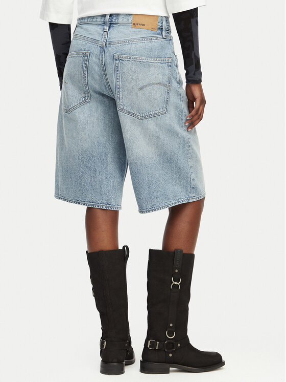 G-Star Raw G-Star Raw Дънкови шорти Clean Edge D28383-E352 Светлосин Wide Fit