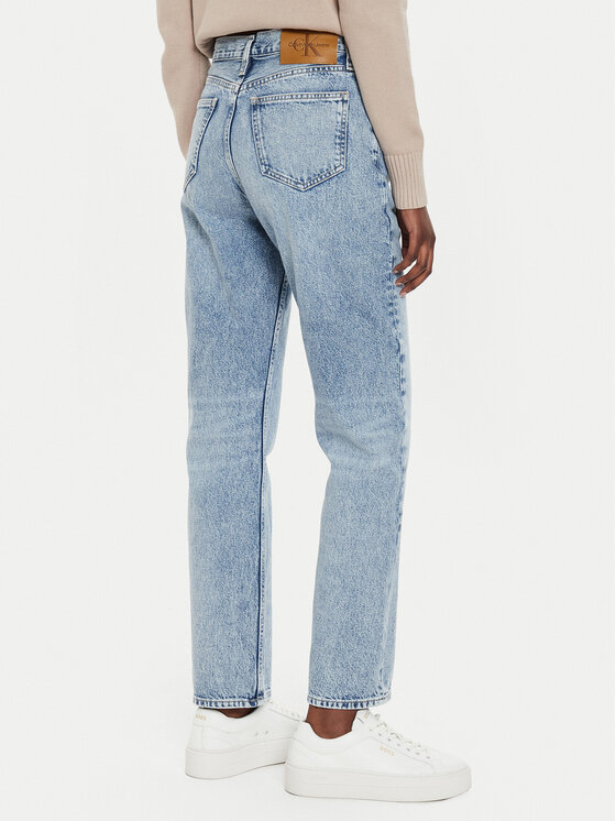 Calvin Klein Jeans Calvin Klein Jeans Jeans hlače J20J224031 Modra Straight Fit