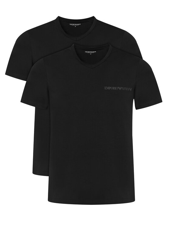 Emporio Armani Underwear Emporio Armani Underwear Póló szett EM000392 AF10779 MC108 Fekete Regular Fit