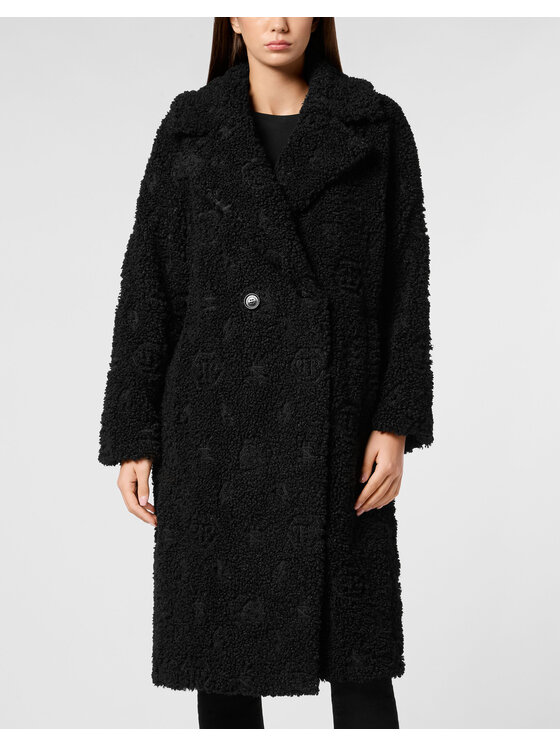 PHILIPP PLEIN PHILIPP PLEIN Cappotto invernale 625 Nero Loose Fit