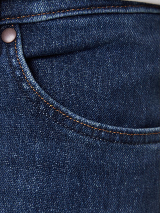 Wrangler Wrangler Jeansy River 112370922 Granatowy Slim Fit