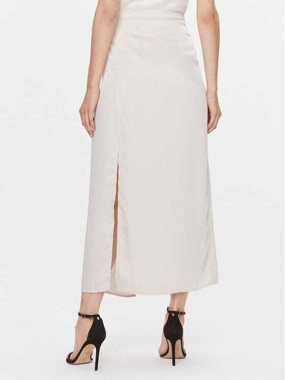 Bruuns Bazaar Bruuns Bazaar Midi krilo BBW3744 Écru Regular Fit