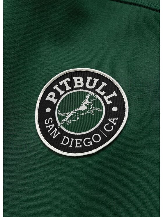 PITBULL PITBULL Bluza BADGER Zielony Regular Fit