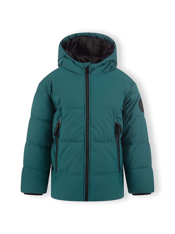 minoti minoti Kurtka zimowa 33COAT267 Turkusowy Regular Fit