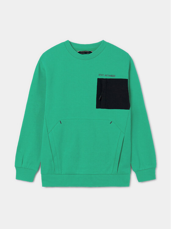 Mayoral Mayoral Felpa 6468 Verde Regular Fit