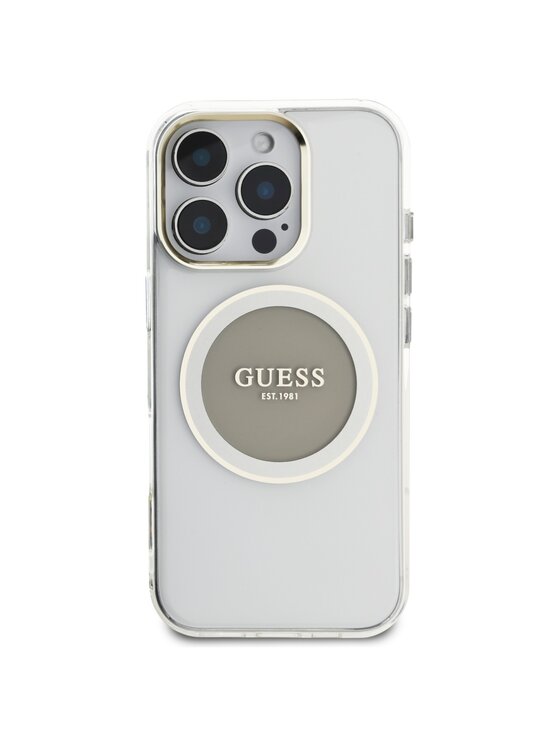 Guess Guess Etui na telefon Apple iPhone 16 Pro Szary