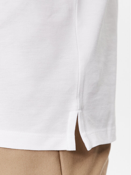 HUGO Hugo Polo Deresino232 50490775 Biały Slim Fit