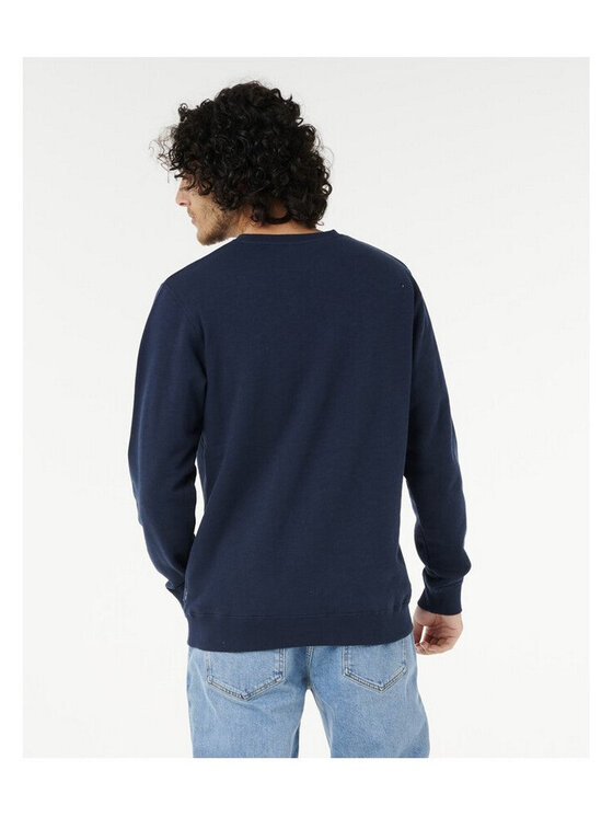 Rip Curl Rip Curl Bluza Aots - Cody Welsh Crew Granatowy Relaxed Fit