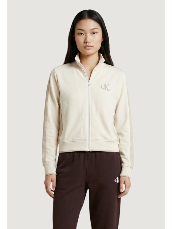 Calvin Klein Jeans Calvin Klein Jeans Felpa LV047E226G Beige Casual Fit