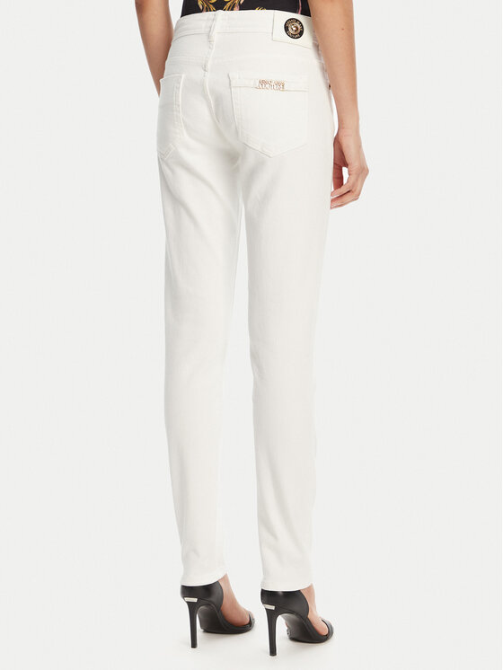 Versace Jeans Couture Versace Jeans Couture Jeans hlače 78HAB5K1 Bela Skinny Fit