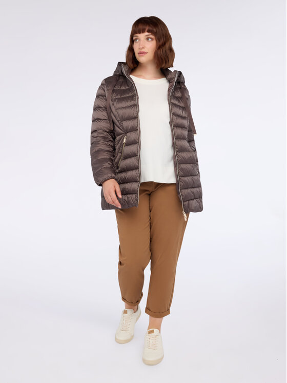 Fiorella Rubino Fiorella Rubino Giubbotto piumino F493T001394N022 Marrone Regular Fit