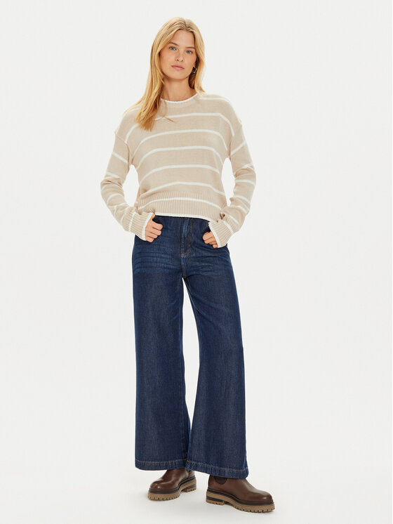 Brave Soul Brave Soul Pulover LK-230MASONC Bež Regular Fit