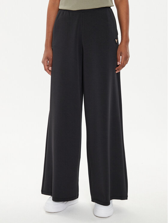 Guess Teplákové nohavice V4YB07 KCAY2 Čierna Relaxed Fit