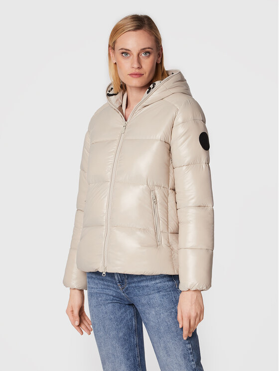 Save The Duck Geacă din puf D38090W LUCK15 Bej Regular Fit Bej imagine noua