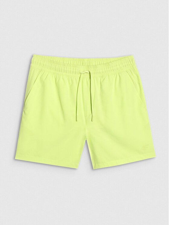 4F 4F Shorts da mare 4FWSS25UBDSM134-45S Verde Regular Fit