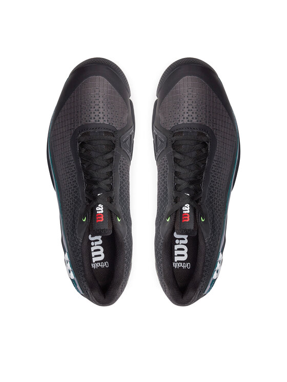 Wilson Wilson Obuća za tenis Rush Pro 4.0 Bla Clay WRS333350 Crna