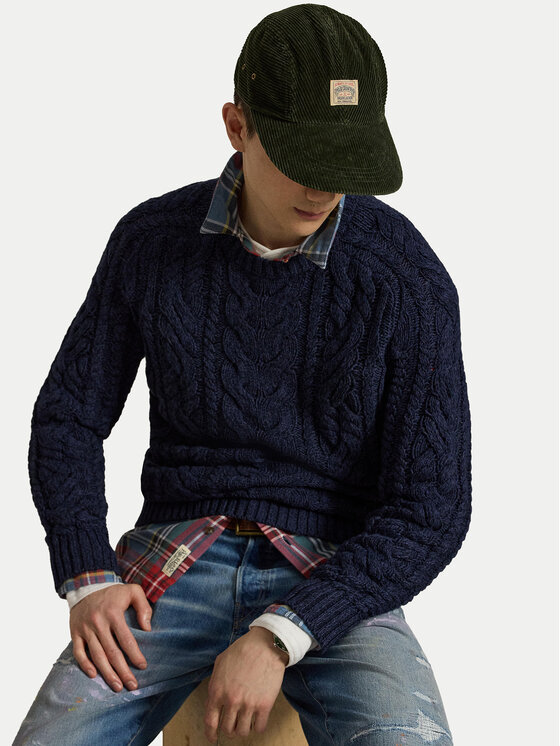 Polo Ralph Lauren Polo Ralph Lauren Πουλόβερ 710B26774001 Σκούρο μπλε Regular Fit