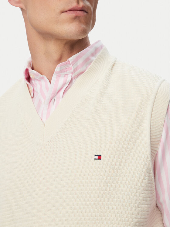 Tommy Hilfiger Tommy Hilfiger Maglione MW0MW43244 Crema Regular Fit