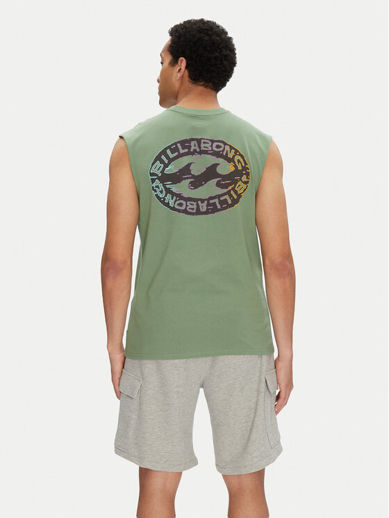 Billabong Billabong Tank top EBYZT00305 Πράσινο Regular Fit