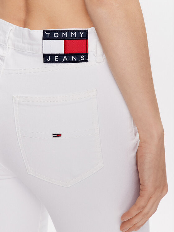 Tommy Jeans Tommy Jeans Jeansy Sylvia DW0DW15507 Bílá Skinny Fit