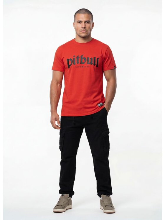 PITBULL PITBULL T-Shirt O'SIDE Czerwony Regular Fit