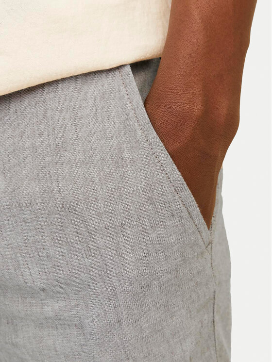 Jack & Jones Jack & Jones Auduma šorti Jpstdave 12229629 Pelēks Regular Fit