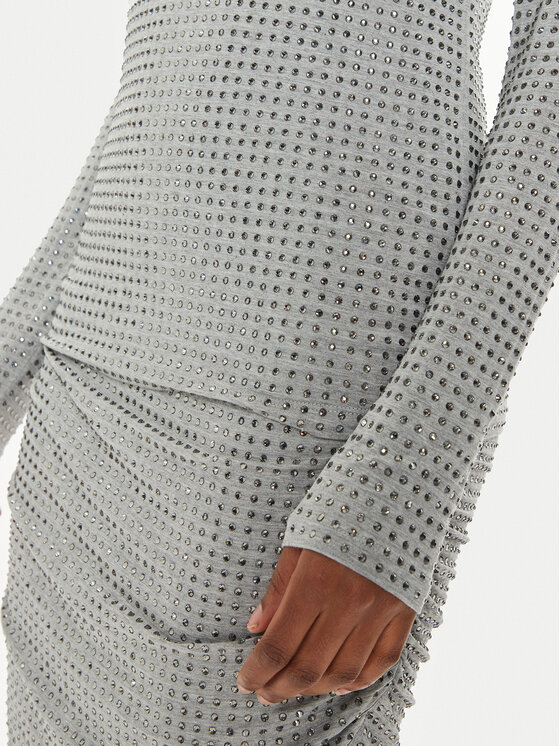 PINKO PINKO Bluzka Koch 104453 A2B4 Szary Regular Fit