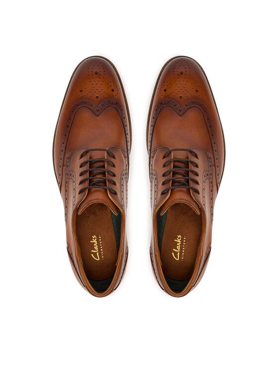 Clarks Clarks Półbuty CraftRemi Tip 26186394 Brązowy