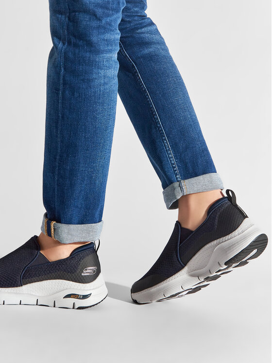 Skechers Skechers Sneakersy Banlin 232043/NVY Granatowy