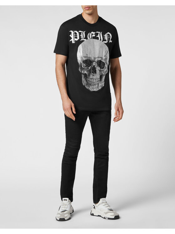PHILIPP PLEIN PHILIPP PLEIN T-Shirt 785 Czarny Regular Fit