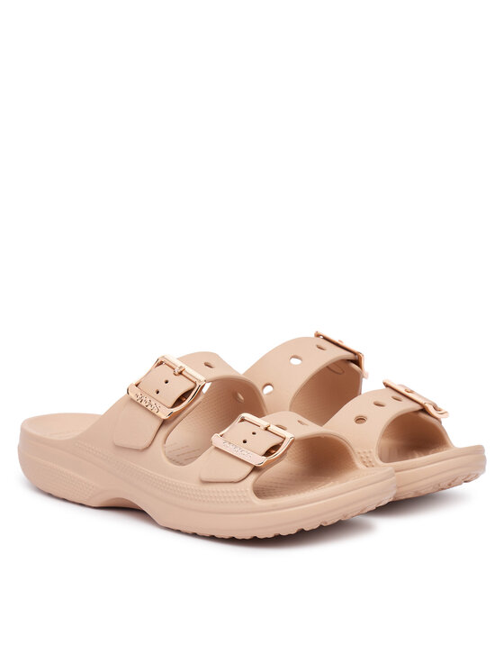 Crocs Crocs Natikače Saturday Metallic Buckle 213316 Ružičasta