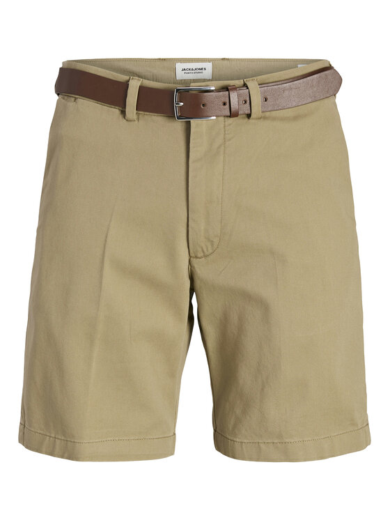 Jack&Jones Jack&Jones Kratke hlače iz tkanine Marco 12269368 Rjava Regular Fit