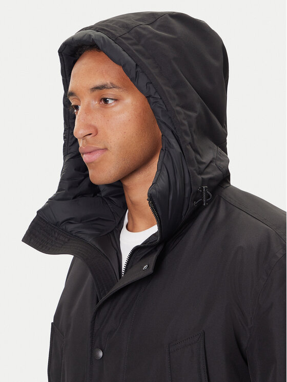 BOSS BOSS Winterjacke Osiass1 50547078 Schwarz Relaxed Fit