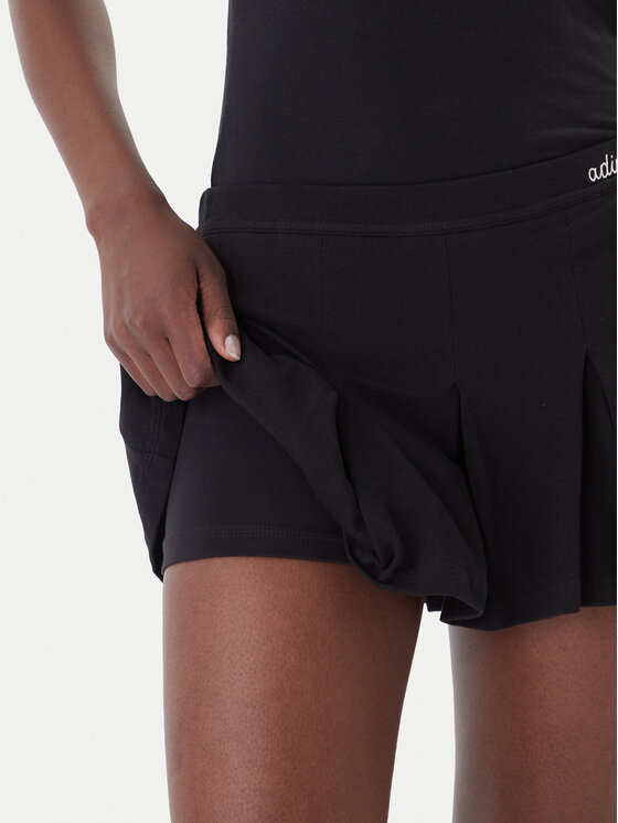 adidas adidas Plisēti svārki Seasonal Essentials Colorpop KC3940 Melns Loose Fit