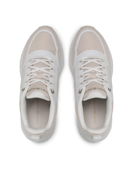Tommy Hilfiger Tommy Hilfiger Sneakersy Active Mesh Trainer FW0FW06981 Beżowy