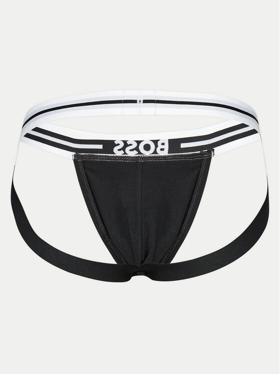 BOSS BOSS Souprava Jock Strap slipů 50517823 Černá