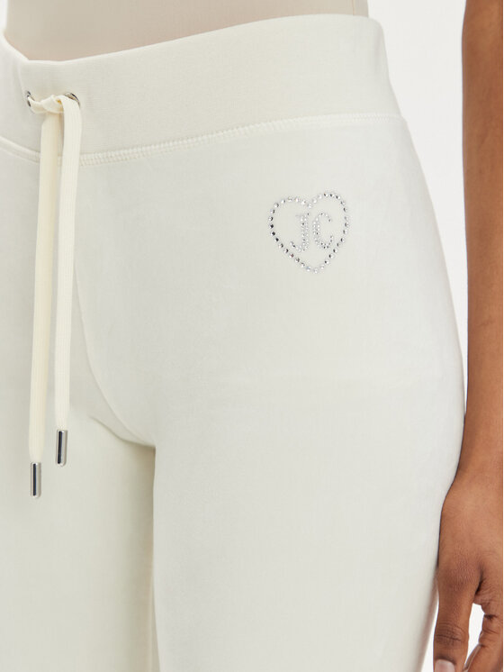 Juicy Couture Juicy Couture Spodnie dresowe Rodeo Layla JCBBJ223823 Écru Regular Fit