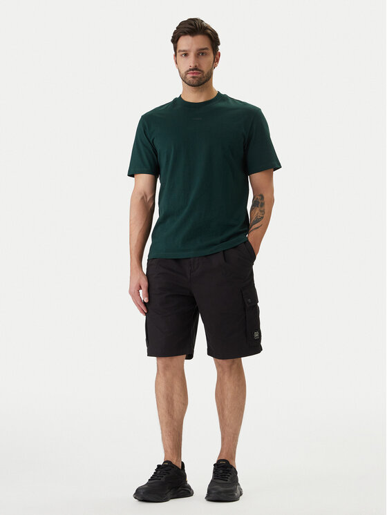 HUGO HUGO Bavlnené šortky Gregry 50559604 Čierna Slim Fit