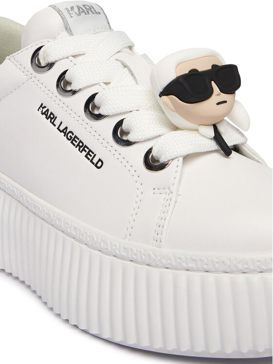 KARL LAGERFELD KARL LAGERFELD Sneakersy Kreeper Lo KL42336T Bílá