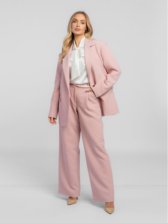 Salme Salme Oblek Adela Ružová Regular Fit