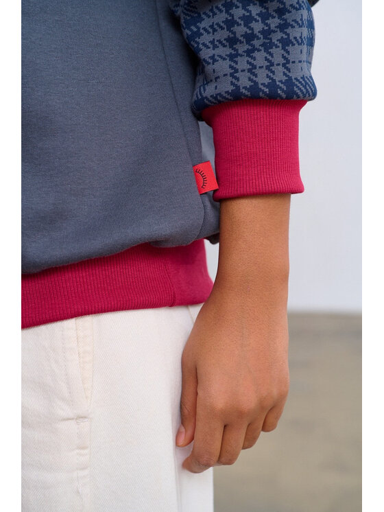 NAOKO NAOKO Bluza Dear Potter Szary Reglan Fit