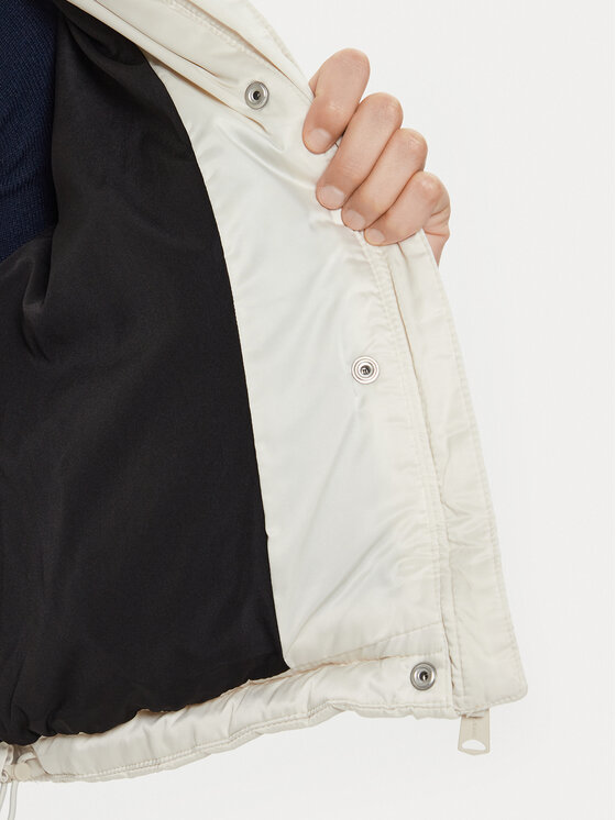 Tommy Jeans Tommy Jeans Μπουφάν χειμωνιάτικο Satin DW0DW18292 Μπεζ Regular Fit