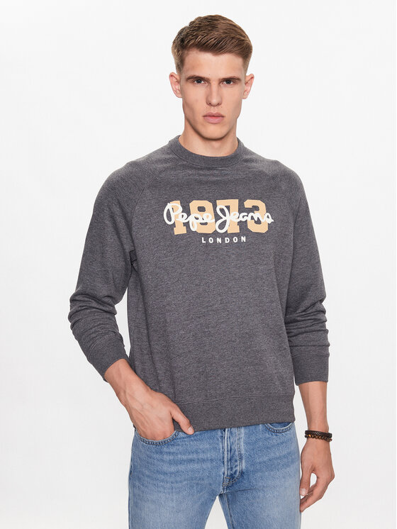 Pepe Jeans Mikina Meier PM582477 Sivá Regular Fit
