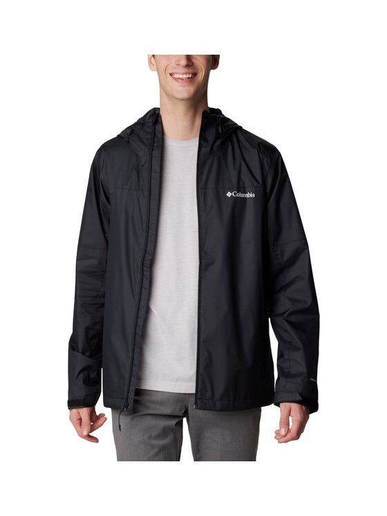 Columbia Columbia Kurtka przeciwdeszczowa 207121 Czarny Regular Fit