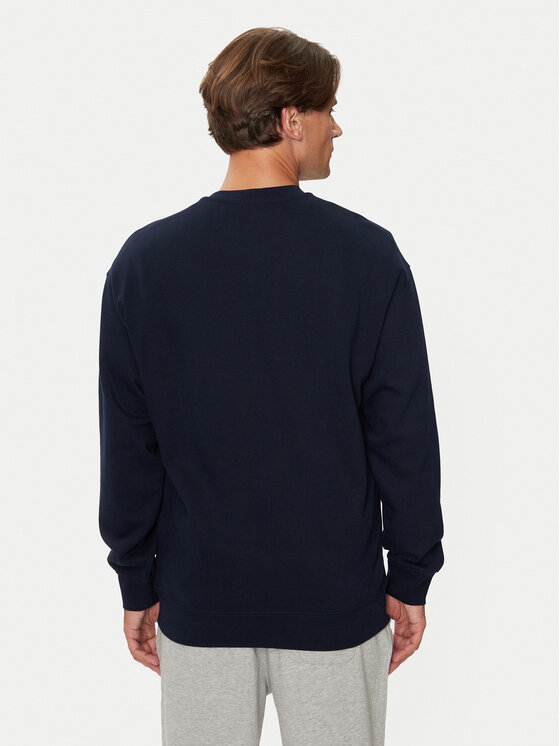 United Colors Of Benetton United Colors Of Benetton Majica dugih rukava 342ZU1094 Tamnoplava Regular Fit