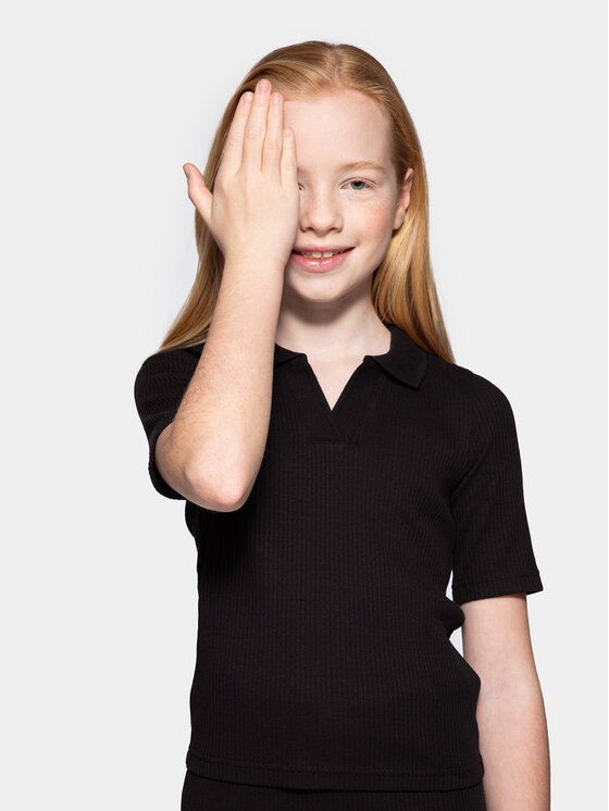 Coccodrillo Coccodrillo Bluse WC4143205CEJ Schwarz Regular Fit
